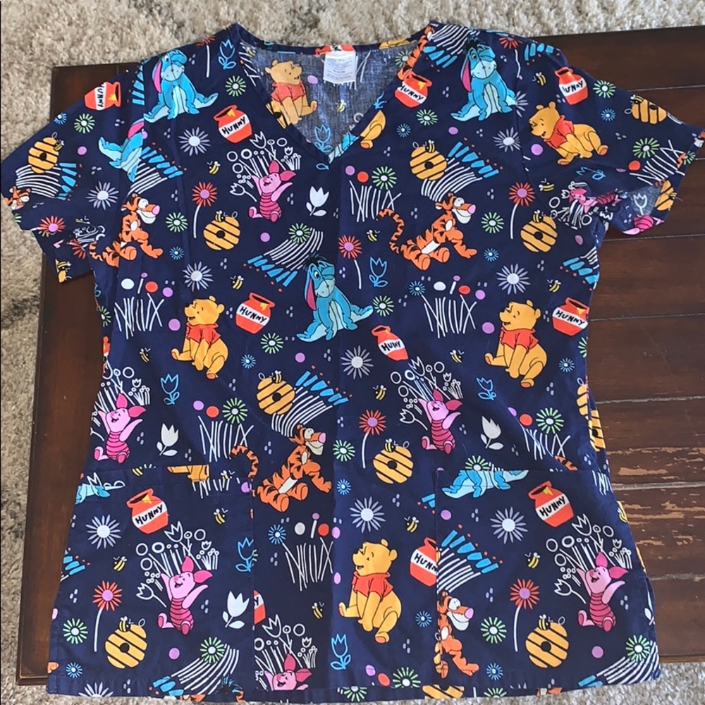 Winnie the Pooh scrub top